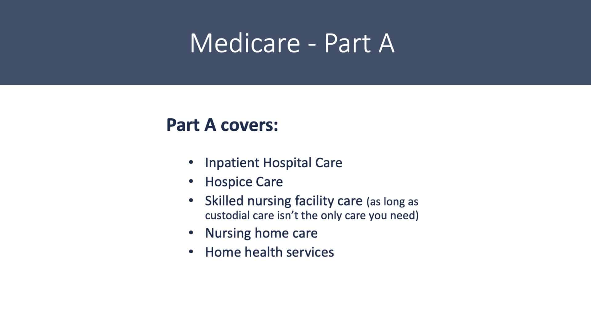 ABCs of Medicare - Slide5