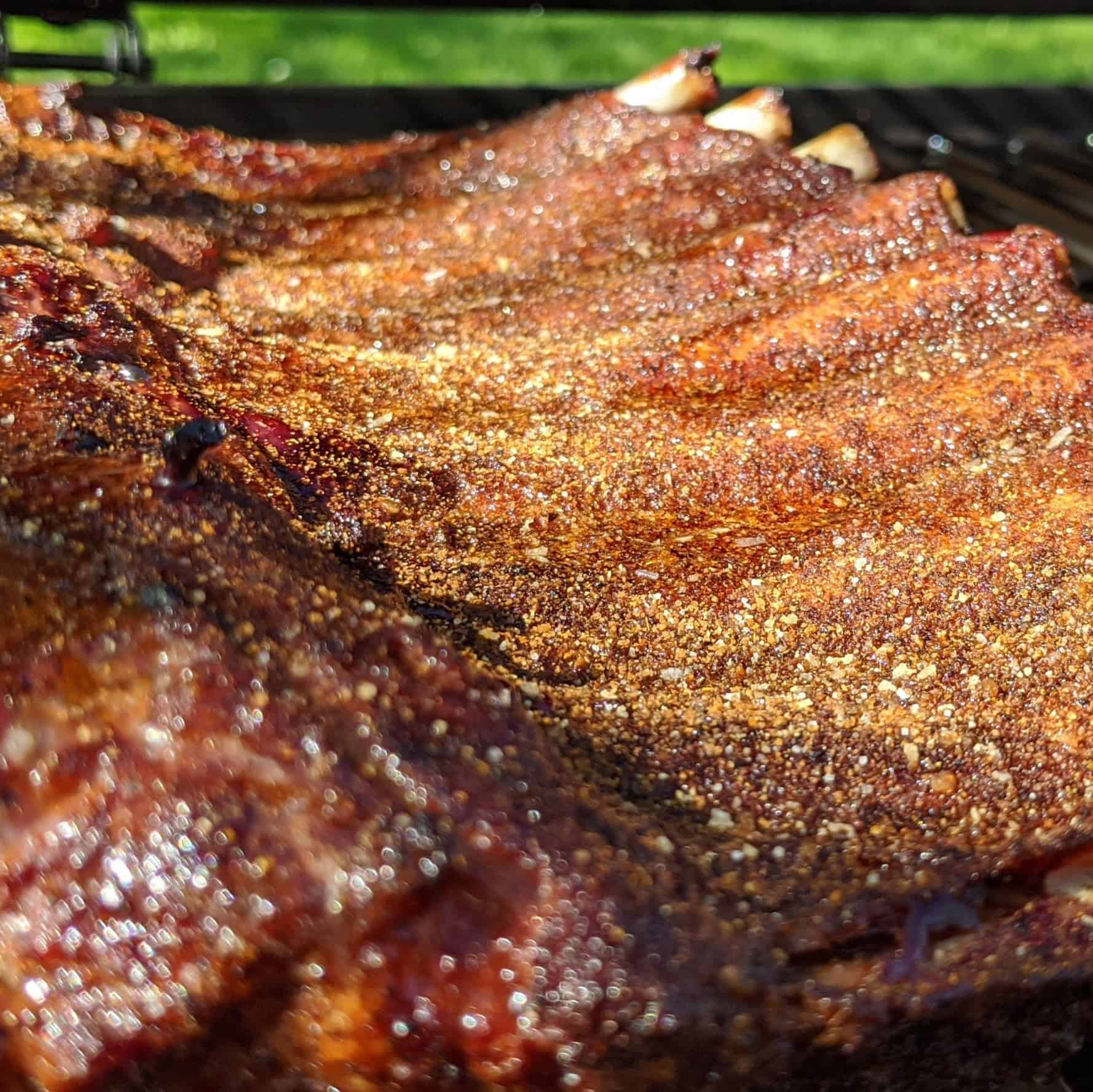 Retirement Planning and BBQ Ribs - Dry Rub on Rack