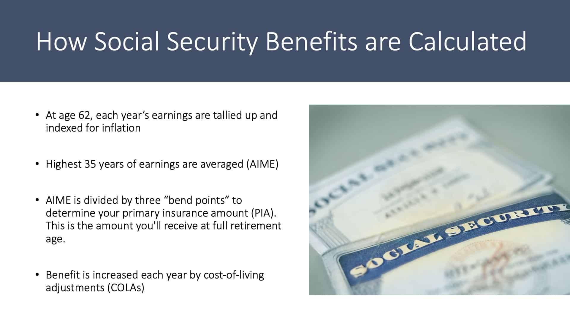 Claiming Social Security - Slide9